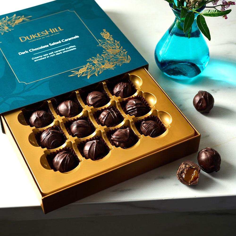Dark Chocolate Salted Caramels (200g)