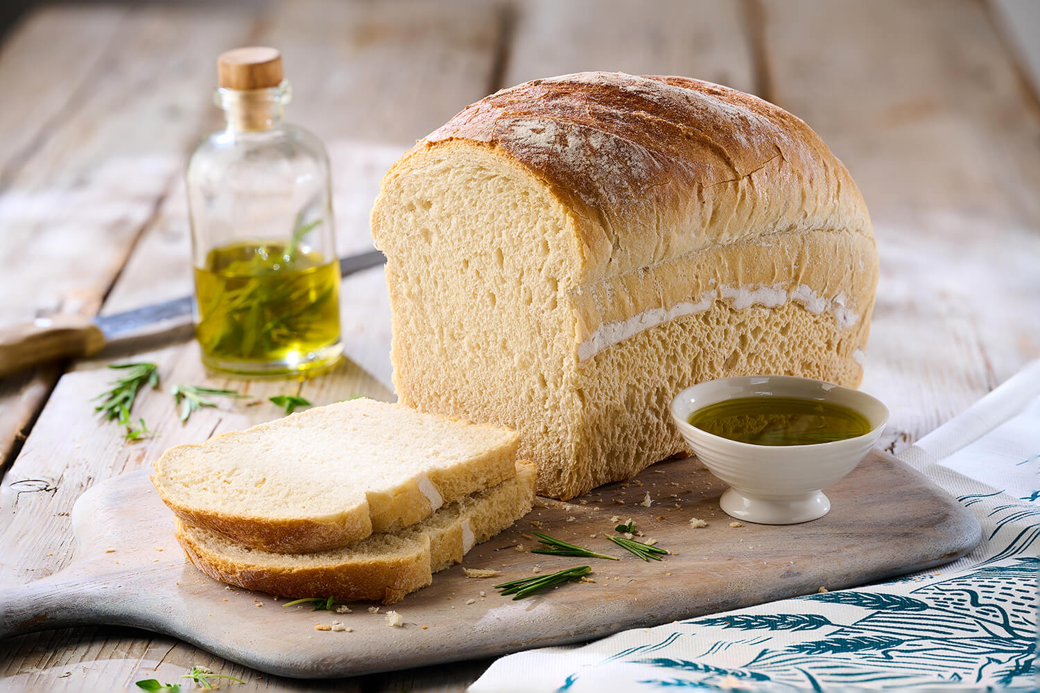 Sherston White Bread Loaf - 800g | Artisan Bread At DukesHill