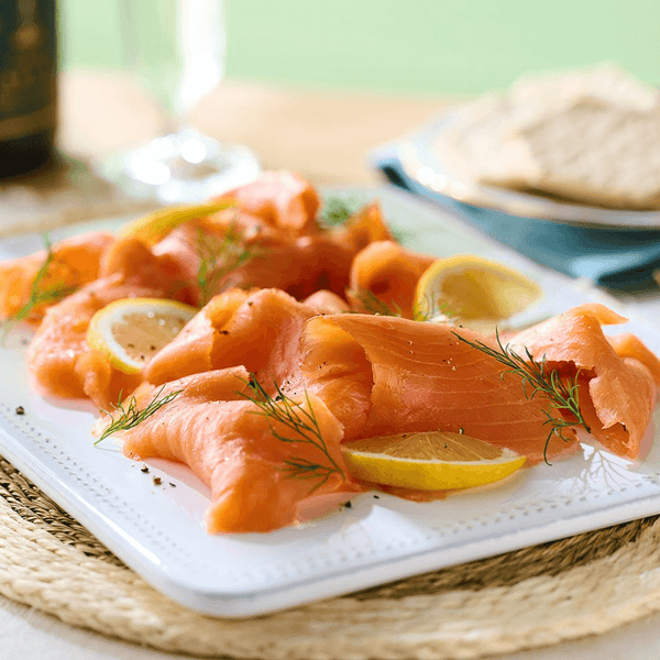 Sliced Oak Smoked Salmon (200g) - DukesHill