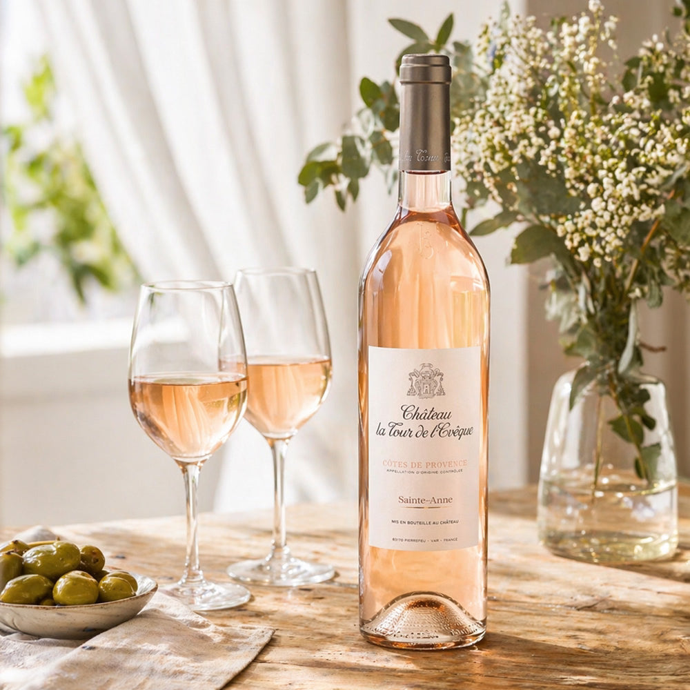 Sainte-Anne Rose Chateau la Tour de l'Eveque AOC Cotes de Provance