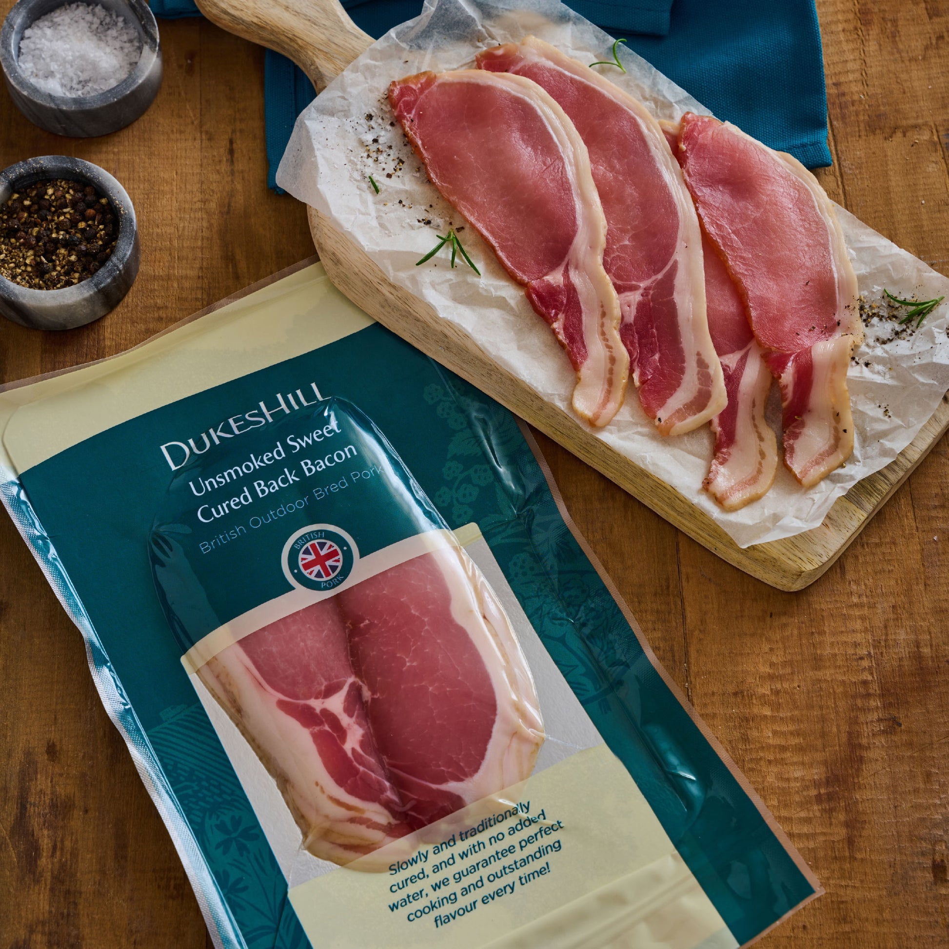 Unsmoked Sweet Cured Back Bacon