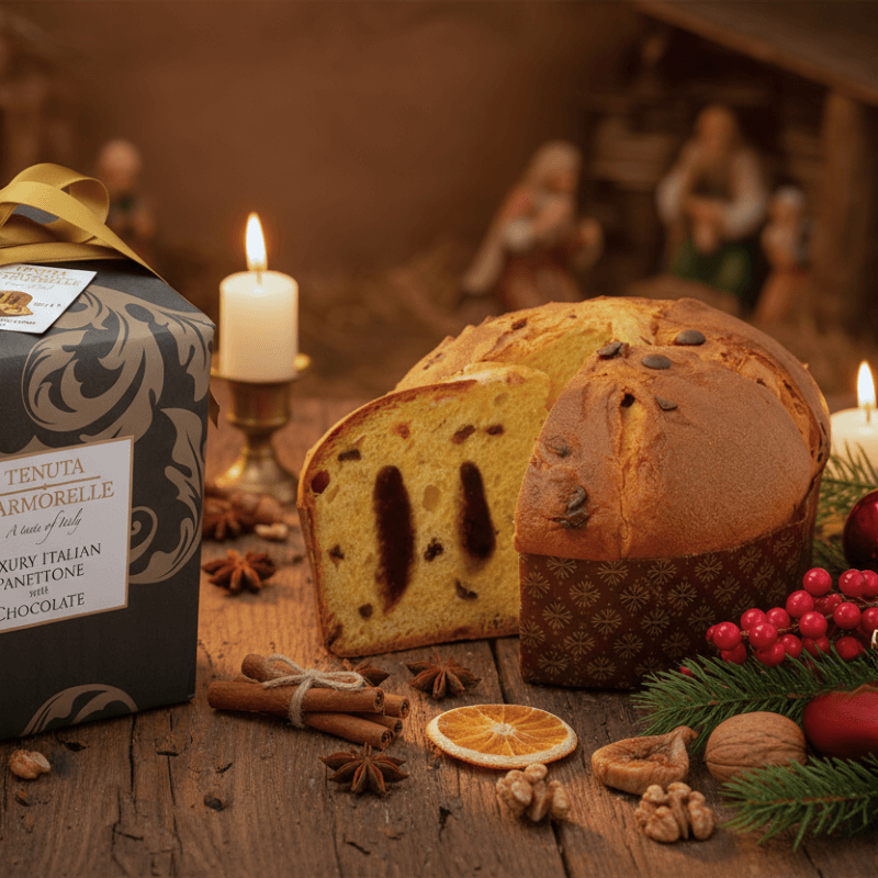 Luxury Italian Chocolate Panettone 500g