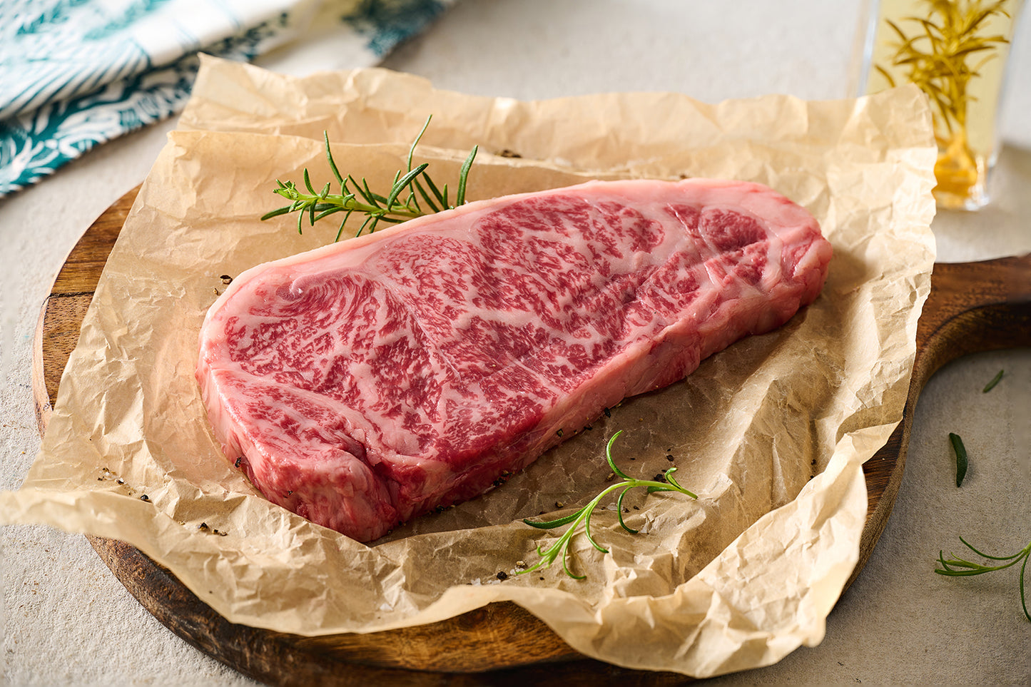 Japanese A5 Wagyu Sirloin Beef Steak (300g)