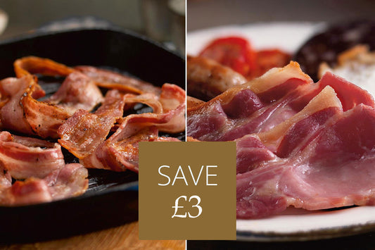 Unsmoked Back & Streaky Bacon Selection (4 packs)