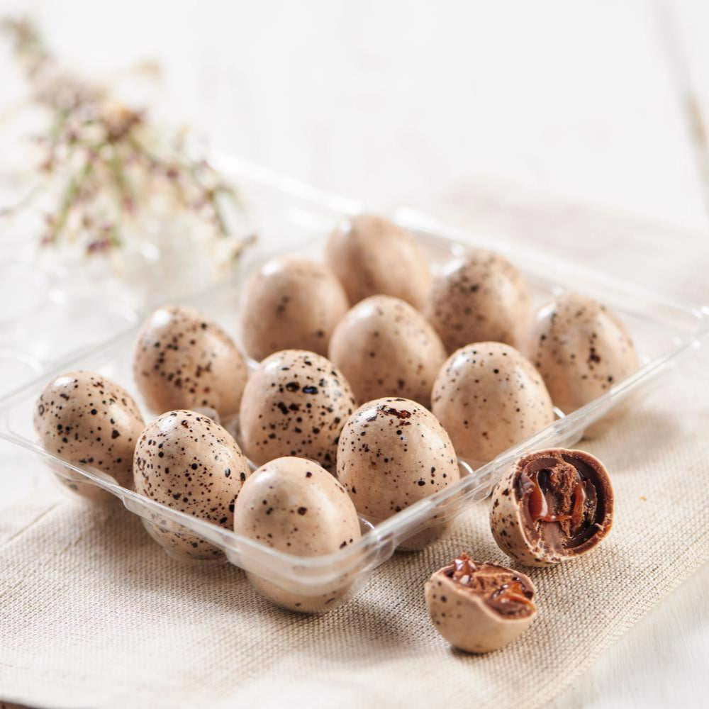 Salted Caramel Chocolate Quail Eggs