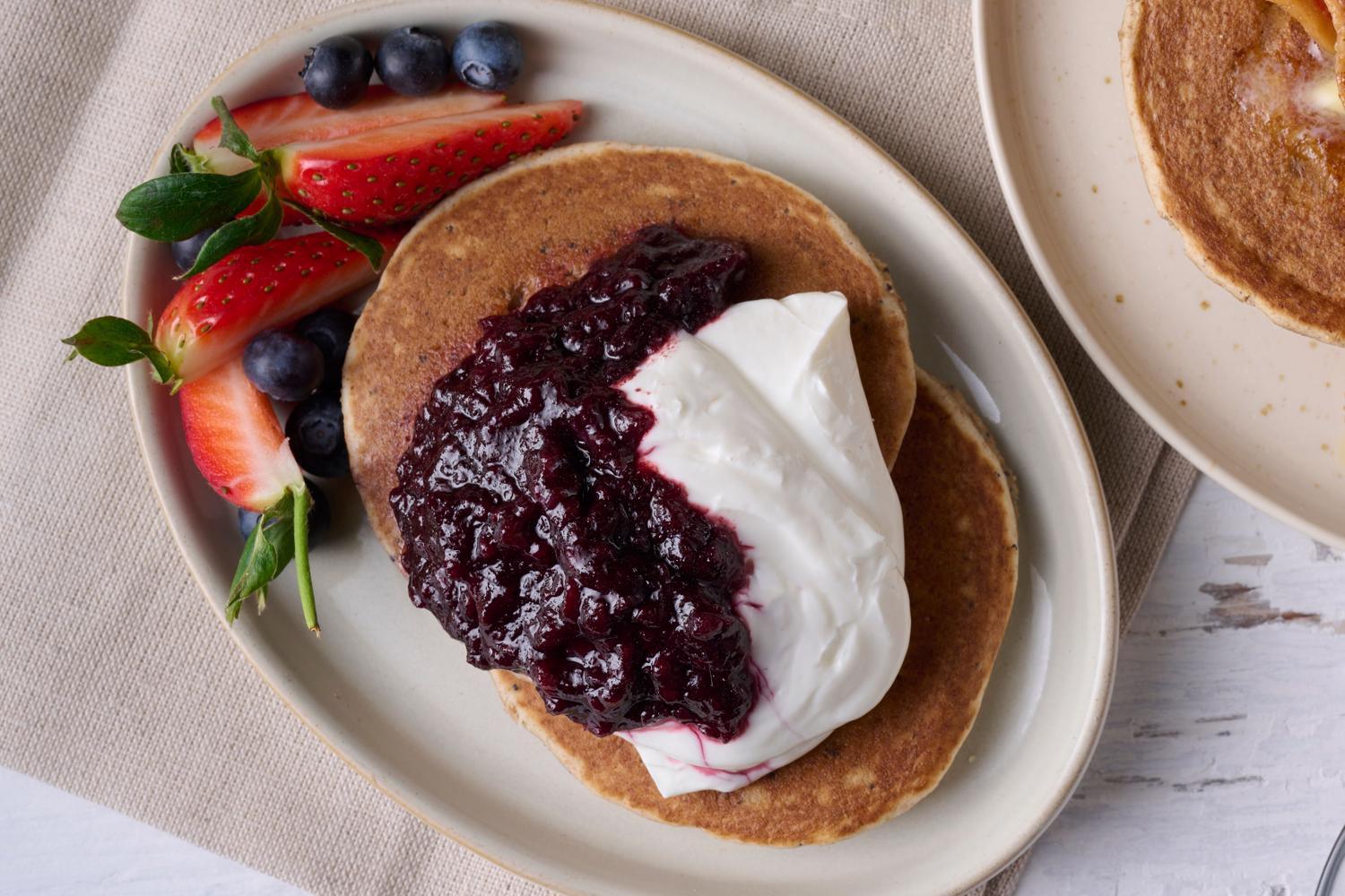Lemon & Poppy Seed Pancakes - DukesHill