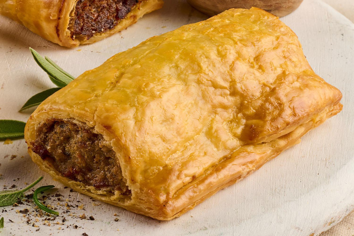 3x Gourmet Cumberland Sausage Rolls Artisan Sausage Rolls DukesHill
