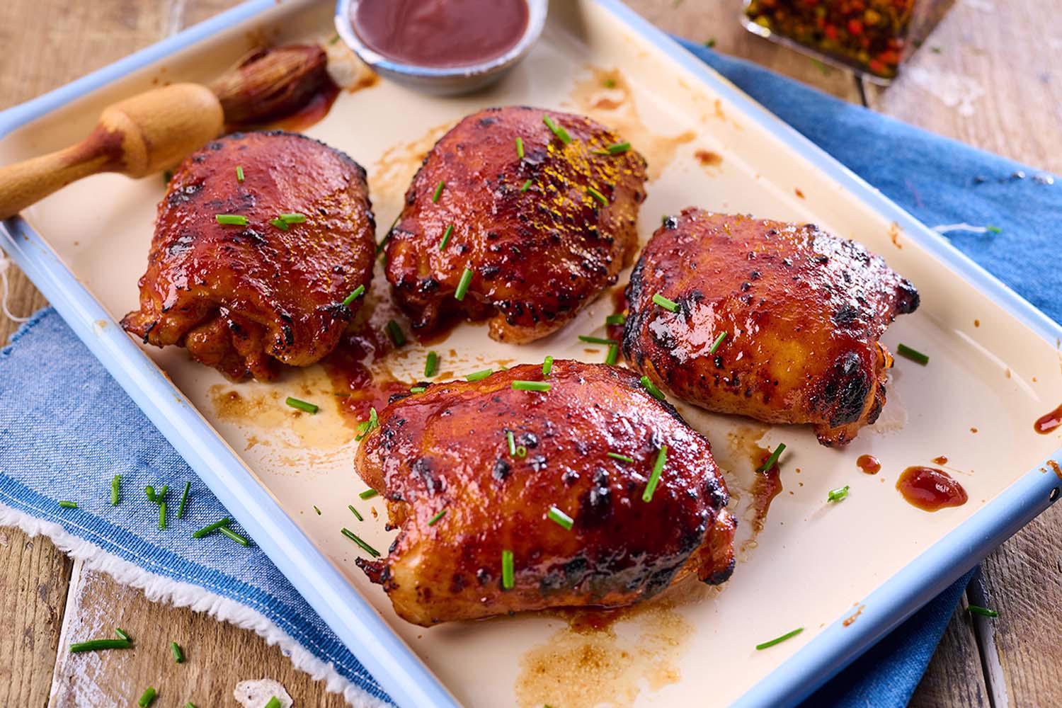 BBQ Free Range Chicken Thighs (Serves 4) - DukesHill