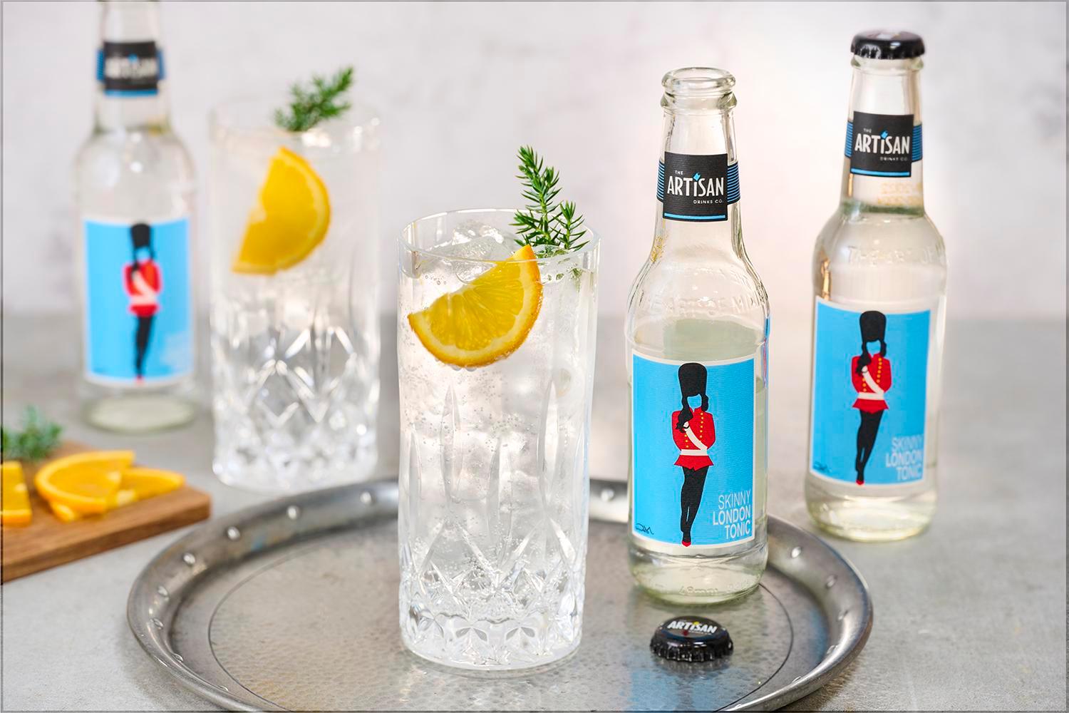 Skinny London Tonic by Artisan Drinks (6x200ml) - DukesHill