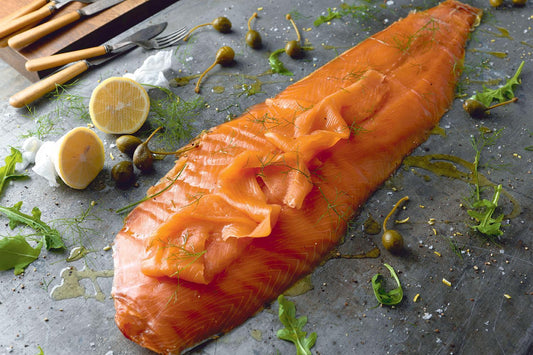 Sliced Oak Smoked Salmon Side - DukesHill